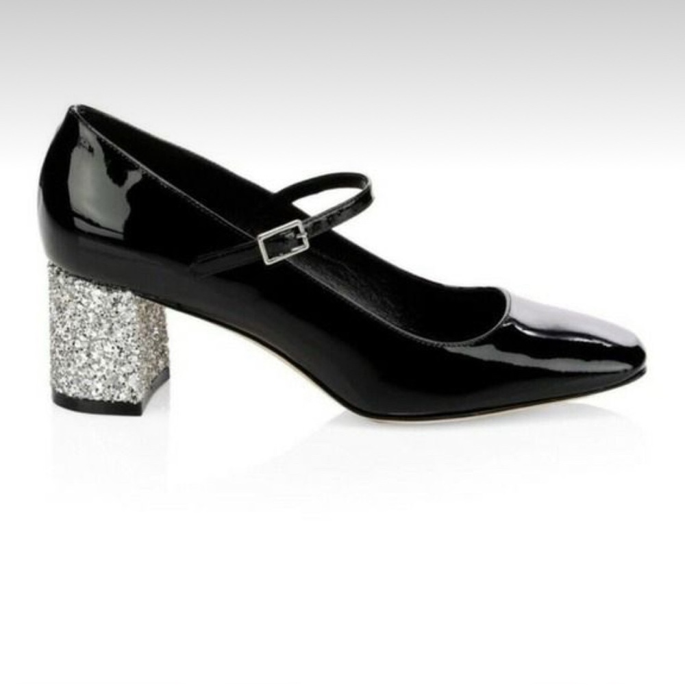 Kate spade Kornelia black patten glider heel 8.5